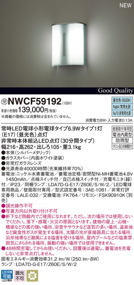 Panasonic ������ϩͶƳ�� NWCF59192 �ᥤ��̿�