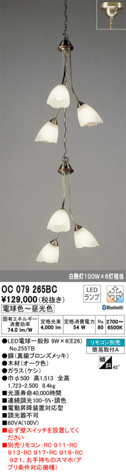 ODELIC �����ǥ�å� ��ȴ������ OC079265BC �ᥤ��̿�