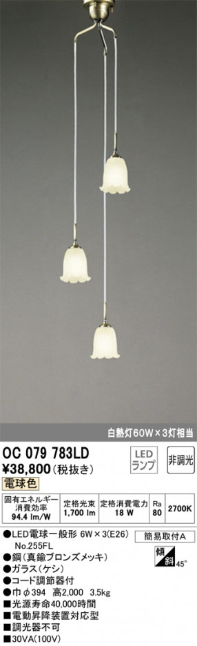 ODELIC �����ǥ�å� ��ȴ������ OC079783LD �ᥤ��̿�