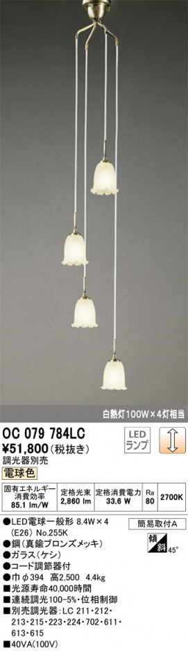 ODELIC �����ǥ�å� ��ȴ������ OC079784LC �ᥤ��̿�