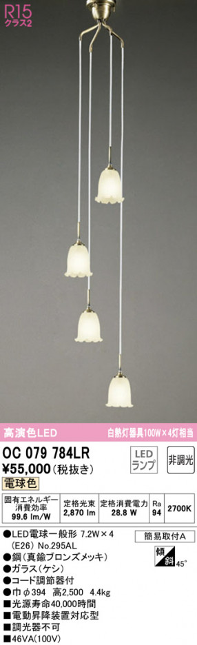 ODELIC �����ǥ�å� ��ȴ������ OC079784LR �ᥤ��̿�