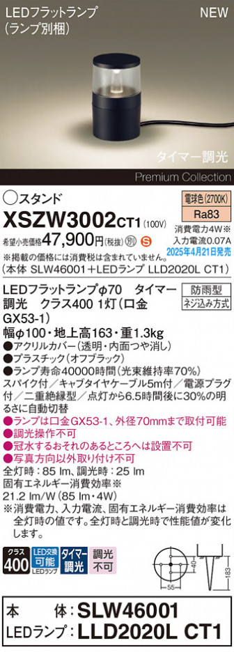 Panasonic ƥꥢ饤 XSZW3002CT1 ᥤ̿