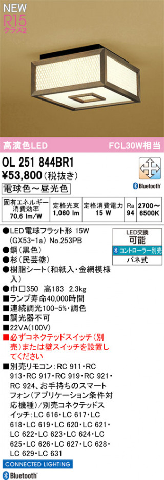 ODELIC ǥå 󥰥饤 OL251844BR1 ᥤ̿