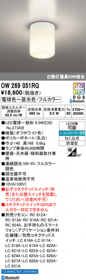 ñ�ʲ���ODELIC �����ǥ�å� LED �Х��롼��饤�� OW269051RG | ���������̿����䡦����ƥꥢ���������Ρڥ饤�ȥ��������