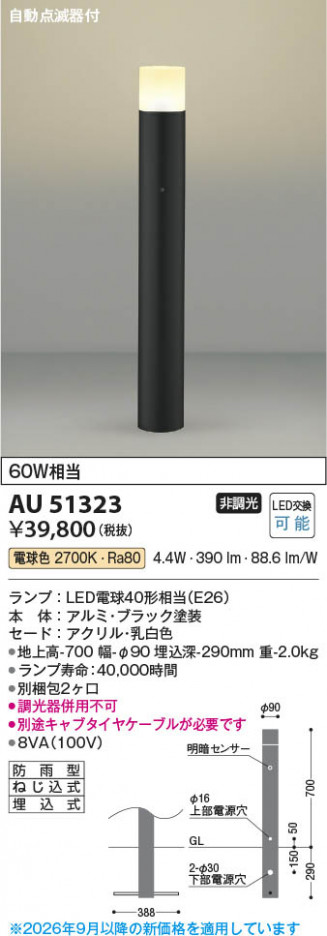 ���β��� | KOIZUMI �������߾��� LED�����ǥ�饤�� AU51323 | ���������̿����䡦����ƥꥢ���������� �饤�ȥ�������