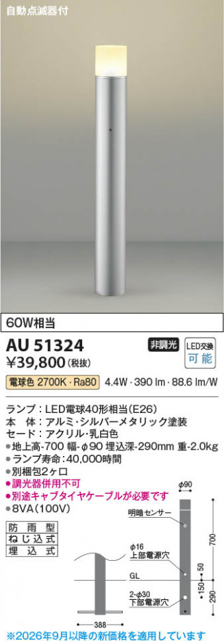 ���β��� | KOIZUMI �������߾��� LED�����ǥ�饤�� AU51324 | ���������̿����䡦����ƥꥢ���������� �饤�ȥ�������