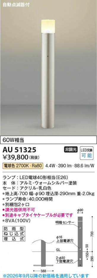 ���β��� | KOIZUMI �������߾��� LED�����ǥ�饤�� AU51325 | ���������̿����䡦����ƥꥢ���������� �饤�ȥ�������