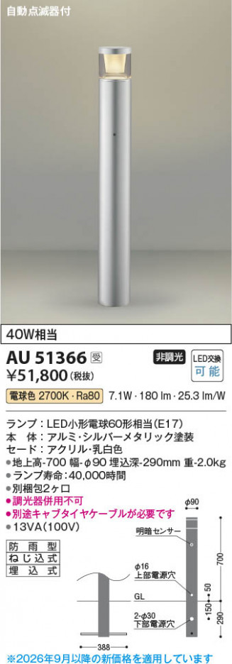 ���β��� | KOIZUMI �������߾��� LED�����ǥ�饤�� AU51366 | ���������̿����䡦����ƥꥢ���������� �饤�ȥ�������