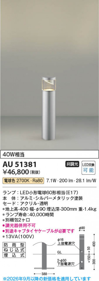 ���β��� | KOIZUMI �������߾��� LED�����ǥ�饤�� AU51381 | ���������̿����䡦����ƥꥢ���������� �饤�ȥ�������