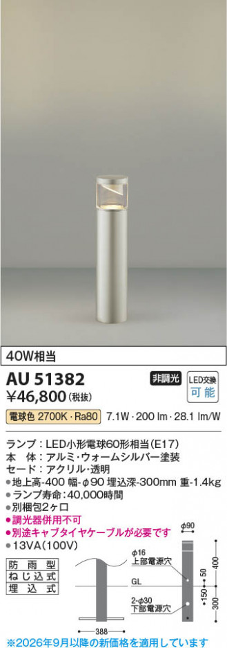 ���β��� | KOIZUMI �������߾��� LED�����ǥ�饤�� AU51382 | ���������̿����䡦����ƥꥢ���������� �饤�ȥ�������