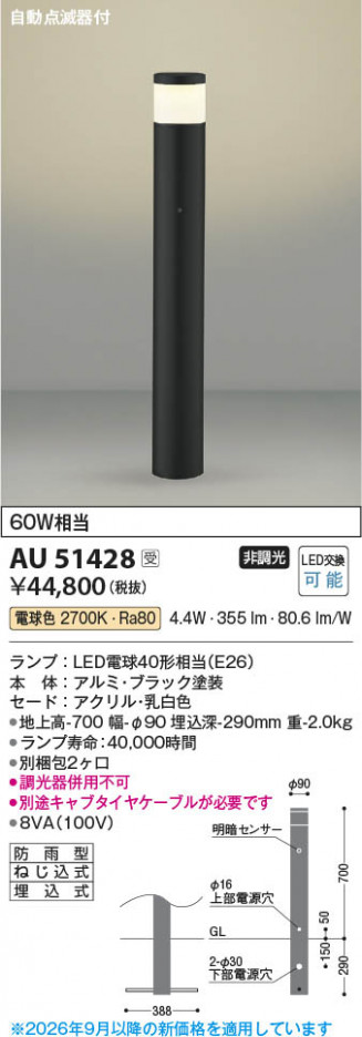 ���β��� | KOIZUMI �������߾��� LED�����ǥ�饤�� AU51428 | ���������̿����䡦����ƥꥢ���������� �饤�ȥ�������