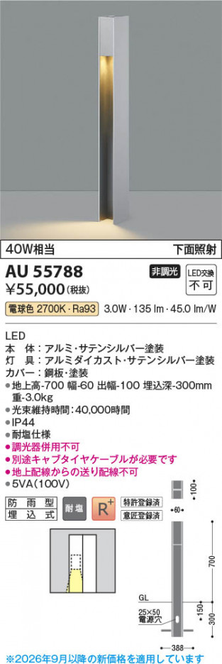 ���β��� | KOIZUMI �������߾��� LED�����ǥ�饤�� AU55788 | ���������̿����䡦����ƥꥢ���������� �饤�ȥ�������