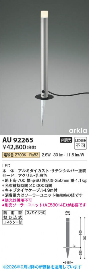 ���β��� | KOIZUMI �������߾��� LED�����ǥ�饤�� AU92265 | ���������̿����䡦����ƥꥢ���������� �饤�ȥ�������