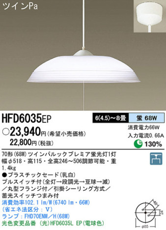 Panasonic ڥ HFD6035EP ᥤ̿