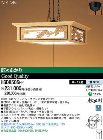 Panasonic ڥ  HGD8505EP ᥤ̿