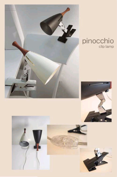 ǥå ԥΥå Pinocchio clip lamp