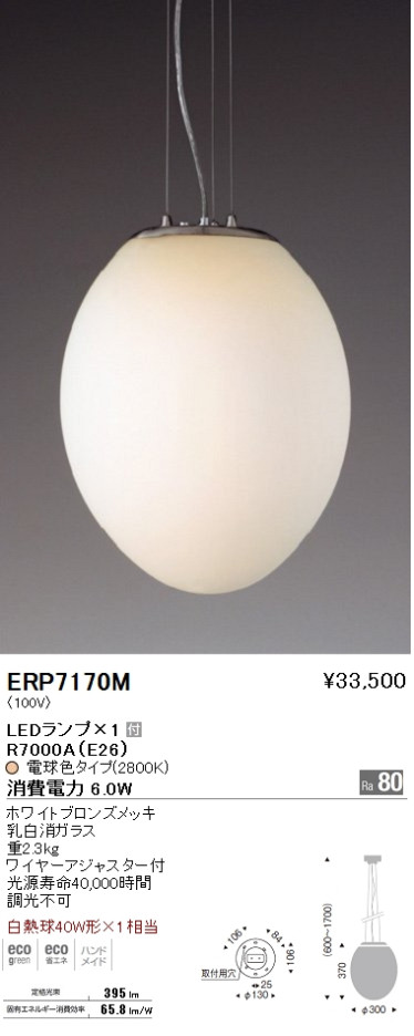 ƣ ENDO LED ڥ ERP7170M ᥤ̿