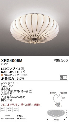 ƣ ENDO LED  XRG4006M ᥤ̿