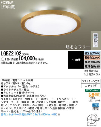 Panasonic LED  LGBZ2102 ᥤ̿