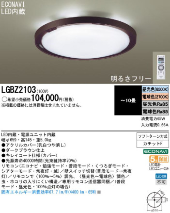 Panasonic LED  LGBZ2103 ᥤ̿