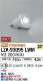 DAIKO ŵ LED LZA-93095LWM