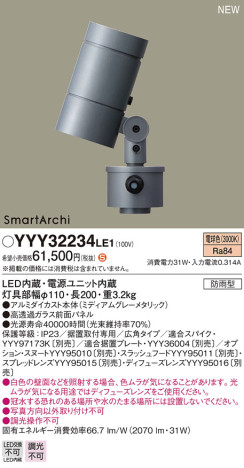 Panasonic ݥåȥ饤 YYY32234LE1 ᥤ̿