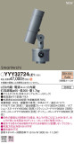 Panasonic スポットライト YYY32724LE1｜商品紹介｜照明器具の通信販売・インテリア照明の通販【ライトスタイル】