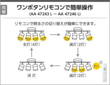 コラム画像|KOIZUMI コイズミ照明 可動シャンデリア AA47243L