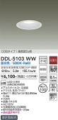 DAIKO 大光電機 ダウンライト(軒下兼用) DDL-5103WW