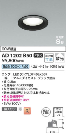 β Koizumi ߾ ⵤ̩SB饤AD1202B50