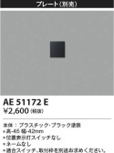 Koizumi コイズミ照明 ダブルスイッチハンドルAE51172E