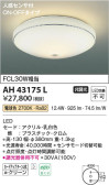 Koizumi コイズミ照明 小型シーリングAH43175L