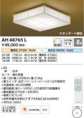 Koizumi コイズミ照明 和風シーリングAH48765L