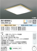 Koizumi コイズミ照明 シーリングAH48906L