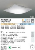 Koizumi コイズミ照明 シーリングAH48966L