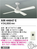 Koizumi コイズミ照明 インテリアファンAM44847E