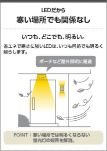 コラム画像 Koizumi コイズミ照明 防雨型ブラケットAU40445L