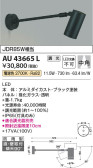 Koizumi コイズミ照明 エクステリアスポットライトAU43665L