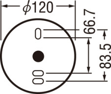 取付図 | ODELIC オーデリック エクステリアライト OG254528 | 照明器具の通信販売ライトスタイル