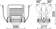 器具寸法図 | ODELIC オーデリック ベースライト XL501022 | 照明器具の通信販売ライトスタイル