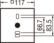 取付図 | ODELIC オーデリック ブラケット OB255309NR | 照明器具の通信販売ライトスタイル