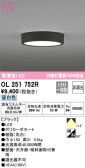 ODELIC オーデリック 小型シーリングライト OL251752R