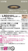 Panasonic エクステリアダウンライト LRD3101LLB1