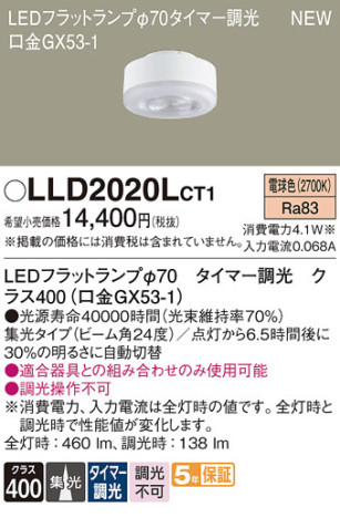 Panasonic  LLD2020LCT1 ᥤ̿