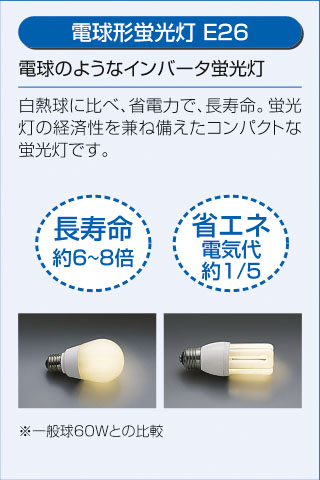 専用てす。 半額以下電球型蛍光灯DAIKO DSF-1324LW 4セット