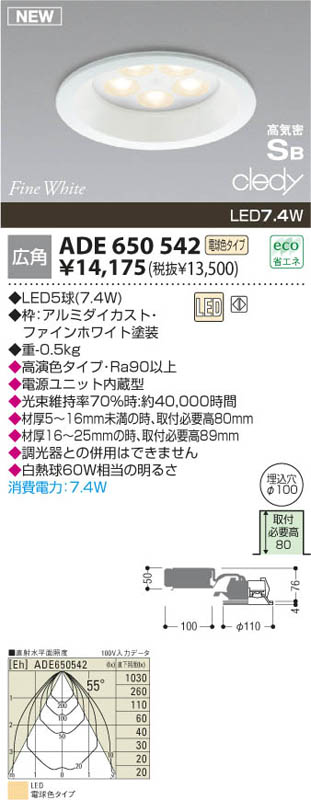 コイズミ照明 LED ダウンライト　まとめ 製品情報ダウンロード｜コイズミ照明株式会社