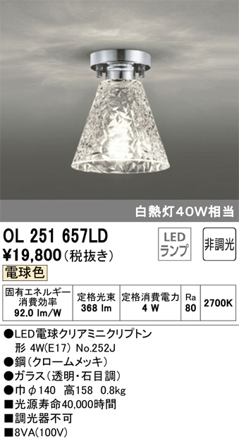 ODELIC オーデリック 小型シーリングライト OL251657LD | 商品紹介 