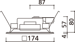 (送料無料) オーデリック OD361341BCR ダウンライト LEDランプ 電球色〜昼光色 高気密遮音SB形 Bluetooth対応 ODELIC OD361341BCR ダウンライト□ 調光・調色 ODELIC(オーデリック) 2700