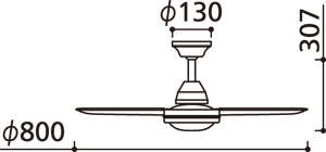 ODELIC オーデリック シーリングファン WF410 | 商品紹介 | 照明器具の