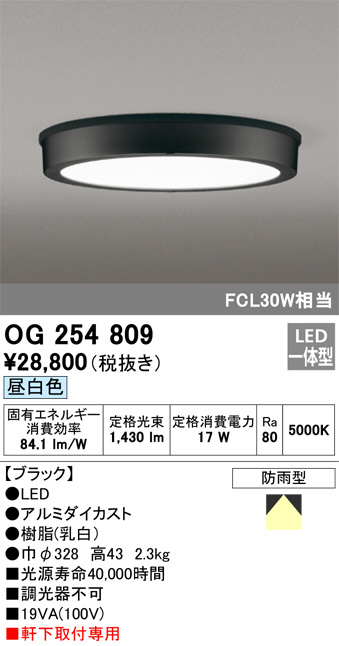 オーデリック OG254809 エクステリア - 壁掛け照明・ブラケットライト